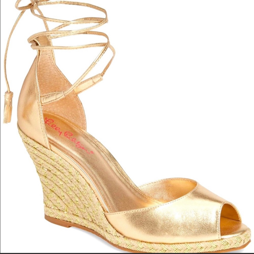 Lilly Pulitzer Aleena Wedge - Picture 1 of 5